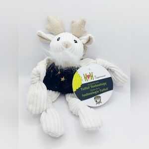 HuggleHounds Celebration Reindeer Knottie Dog Toy